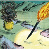 Christ, The Firepot and Torch (Christ in Genesis)