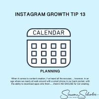 Instagram Growth Tip (13 - Start Planning) - The Social Media Podcast