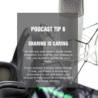 Podcast Tip (6 - Sharing Is Caring) - The Social Media Podcast