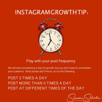 Instagram Growth Tips (1 - When Should I Be Posting) - Podcast