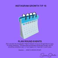 Instagram Growth Tip (15 - Tie it into events) The Social Media Podcast