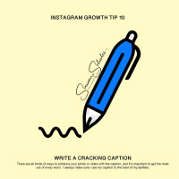 Instagram Growth Tip (10 - Write A Cracking Caption) - The Social Media Podcast