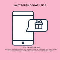 Instagram Growth Tip (9 - Give A Free Gift) - The Social Media Podcast