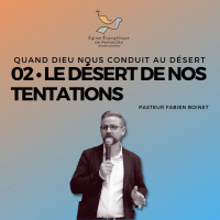 Quand Dieu nous conduit au désert - 02 - Le désert de nos tentations | Fabien Boinet