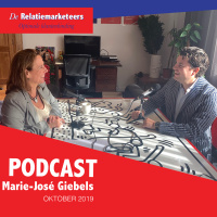 Salescoach Marie-José Giebels in De Relatiemarketing podcast met Hans Breuker