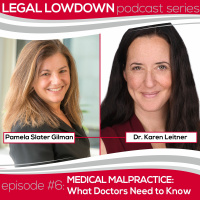 Legal Lowdown Podcast - Episode #6 - Medical Malpractice: What doctors need to know