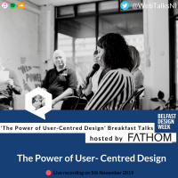 LIVE PANEL The Power of User-Centred Design at Belfast Design Week 2/3