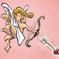 A big wet kiss to Trump and Wisconsins top politicians on Valentines Day