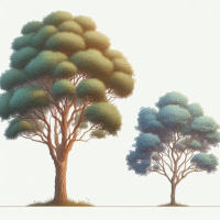 Los dos árboles y las condiciones materiales.