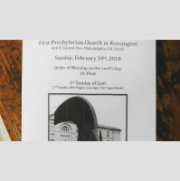 Sermon February 18, 2018 - Hope in Darkness