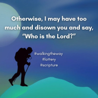 Walking the Way 4th November 2025 - Not in it, cant win it