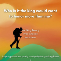 Walking the Way 25th November 2024 - Foolish pride