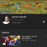 The arrival of the Antichrist