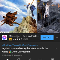 Against those who say demons rule the world