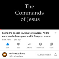 The words of our Lord and Savior Jesus Christ