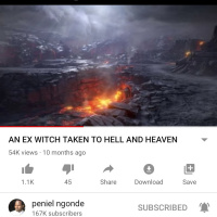 An ex witch taken to hell
