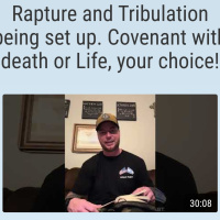 Rapture and Tribulation being set up. Covenant with death or Life, your choice