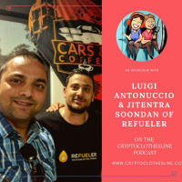  Luigi Antonuccio  Jitender Soodan of Refueler on Crypto Clothesline