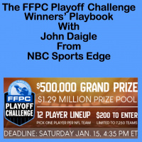 How To WiN $500K: The FFPC Playoff Challenge Winner’s Guide with John Daigle