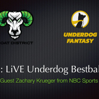 BALLiN with Zachary Krueger from NBC Sports EDGE - LiVE Underdog BestBall Draft