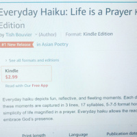 Celebrating Tish Bouvier’s #1 New Release - Everyday Haiku: Life is a Prayer