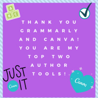 Thank you Grammarly and Canva! My 2 Favorite Author Tools