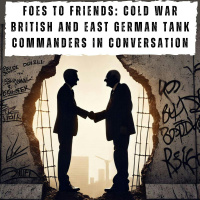 Foes to Friends: Cold War British and East German Tank crew together in conversation (379)