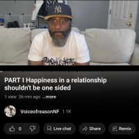 Happiness in a relationship shouldnt be one-sided