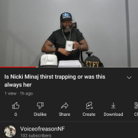 Is Nicki Minaj thirst trapping or is this is how she always move