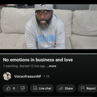 No emotions in business and love