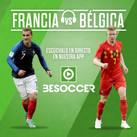 Revive el partido: Francia-Bélgica