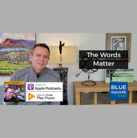 The Words Matter - Blue Square Series