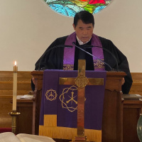 Hillsborough Jesus, by Kong Namkung, 2020-Mar-22