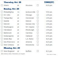 Week 7/8 Picking NFL Games 