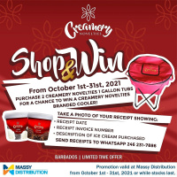 Creamery Novelties Ice Cream Shop  Win (Massy Distribution