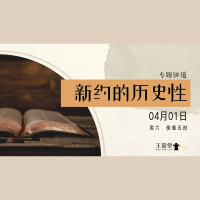 圣经的历史性专题讲道系列 – 新约的历史性