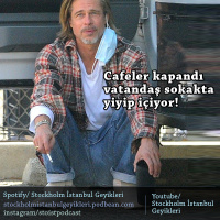 Stockholmde Covid rahat geçiyor, İstanbulda cafeler kapandı, karantinaya dönüş, evdeyiz, delirmelerdeyiz