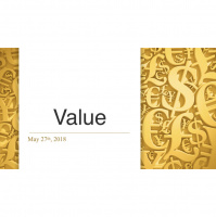 Value (5/27/18)