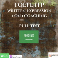 TOEFL iTP | Written Expression | 1 on 1 Coaching | Full Test