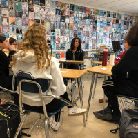 Regina Calcaterra Visit To HS East March 12 2020