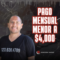 PAGO MENSUAL MENOR A $4,000