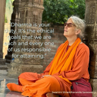 The Mirror We See Ourselves In  Compassion For Self. A Wisdom Circle Satsang with Swamini Shraddhananda Saraswati. 01282024