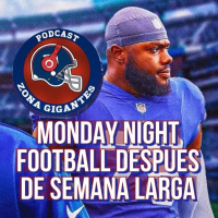8x5 - GIANTS MONDAY NIGHT FOOTBALL después de semana larga