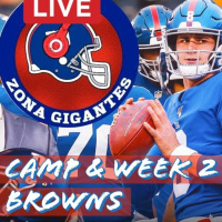 5x19 - GIANTS TRAINING CAMP WEEK 2⛺ VS CLEVELAND BROWNS