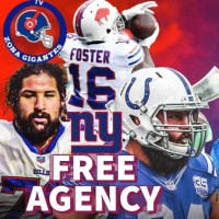 6x3- FREE AGENCY NFL GIANTS