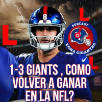 8X6 -1-3 GIANTS Como volver a ganar en la NFL?