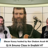Unity Song - Eliezer Kosoy hosted by Rav Shalom Arush Weekly Q/A Emuna Class in English! #7 