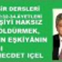 Necdet İçel - TEFSİR DERSLERİ MÂİDE:32-34.ÂYETLERİ BİR KİŞİYİ HAKSIZ YERE ÖLDÜRMEK..