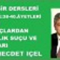 Necdet İçel - TEFSİR DERSLERİ MÂİDE SURESİ:38-40.ÂYETLERİ. HARAM KAZANÇLARDAN HIRSIZLIK..