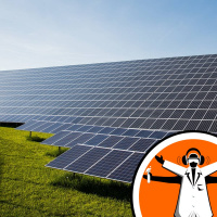 A cooling layer for solar cells